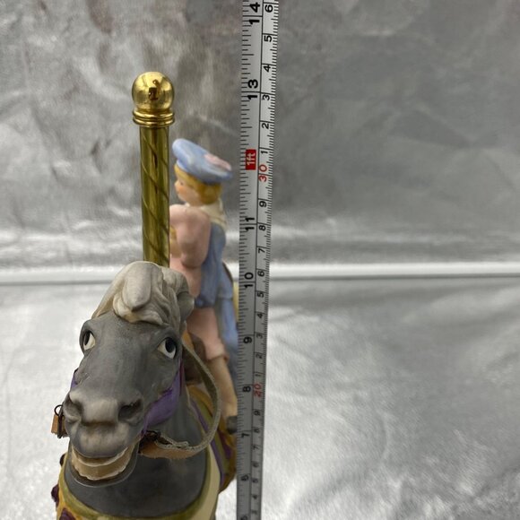 American‎ Carousel Horse By Tobin Fraley Second Edition Coin Inlay NUMBERED - Picture 10 of 14